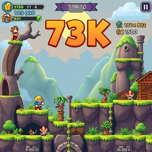 73K Platform Game Yang Sedang Naik Daun